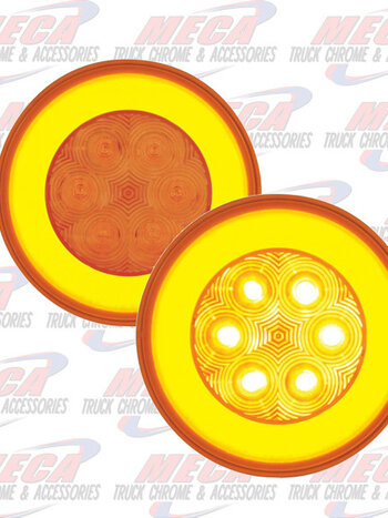 LED 4'' HALO LIGHT AMBER 21 LED