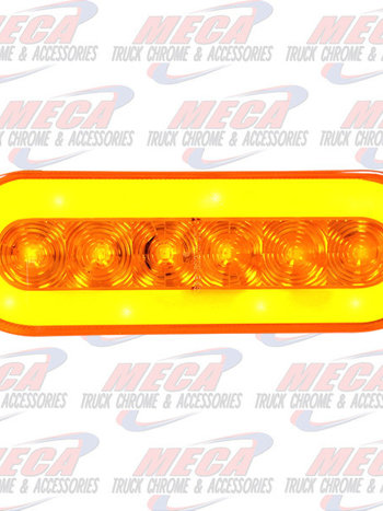 LED OVAL HALO LIGHT AMBER 21 LED