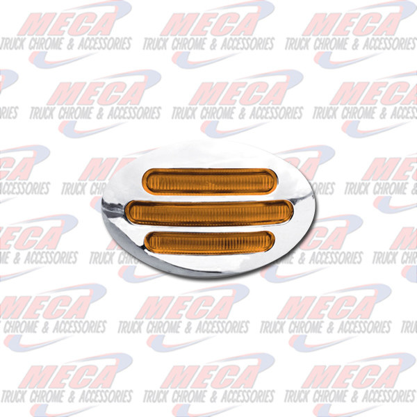 LED FLATLINE SHORT FAT MARKER LIGHT AMBER