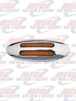 LED FLATLINE SHORT SLIMMER MARKER LIGHT AMBER