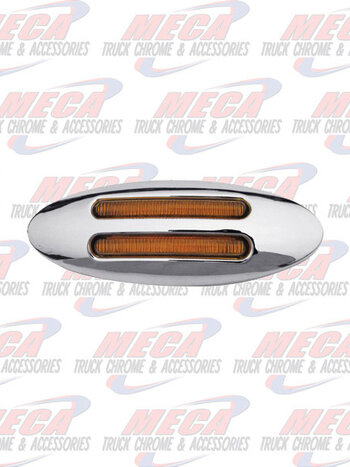 LED FLATLINE SHORT SLIMMER MARKER LIGHT AMBER