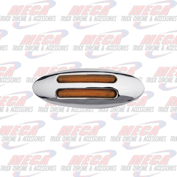 LED FLATLINE SHORT SLIMMER MARKER LIGHT AMBER