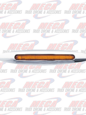 *** Discontinued *** LED FLATLINE SUPER SKINNY MKR LT 9 DIODE AMBER
