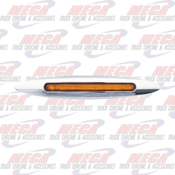 *** Discontinued *** LED FLATLINE SUPER SKINNY MKR LT 9 DIODE AMBER