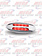 LED FLATLINE SHORT SLIMMER MARKER LIGHT CLEAR RED