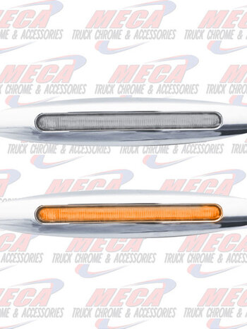 LED FLATLINE SUPER SKINNY MKR LT 9 DIODE CLR AMBER