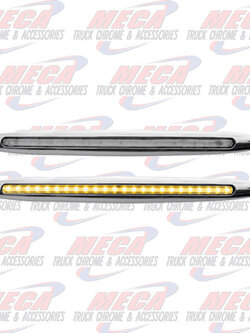 LED FLATLINE LONG 17" SLIMMER DESIGN CLEAR AMBER