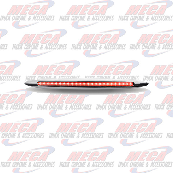 LED FLATLINE LONG 17" SLIMMER DESIGN CLEAR RED