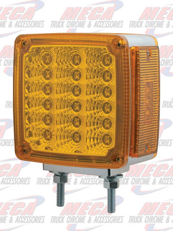 HOOD FENDER AMB/AMB  LED LT 2 BOLT W/ REFLECTORS