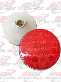 LED 4'' RED W/ GROTE PLUG