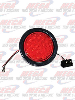 LED 4'' RED LIGHT 24V W/ 18 DIODES