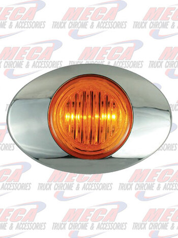 M3 LED STANDARD LIGHT AMBER W/ AMBER LENS