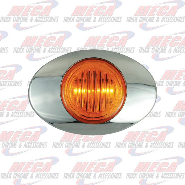 M3 LED STANDARD LIGHT AMBER W/ AMBER LENS