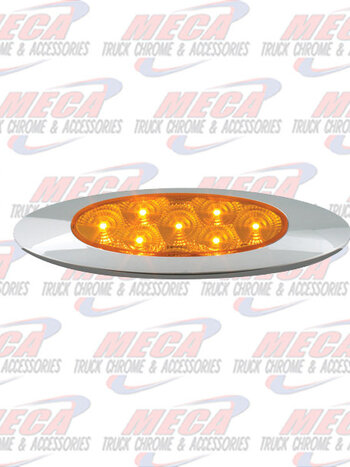 LED MARKER LIGHT OVAL SPYDER AMBER DUAL FUNCTION