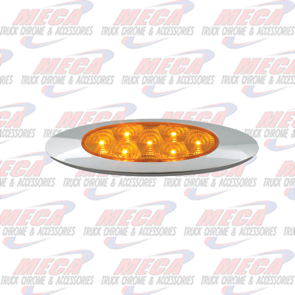 LED MARKER LIGHT OVAL SPYDER AMBER DUAL FUNCTION
