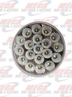 LED 4" DUAL GENERATION REVOLUTION RED WHITE TAIL LIGHT, STOP, TURN, BACK UP