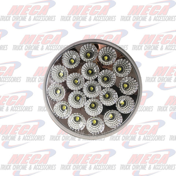 LED 4" DUAL GENERATION REVOLUTION RED WHITE TAIL LIGHT, STOP, TURN, BACK UP