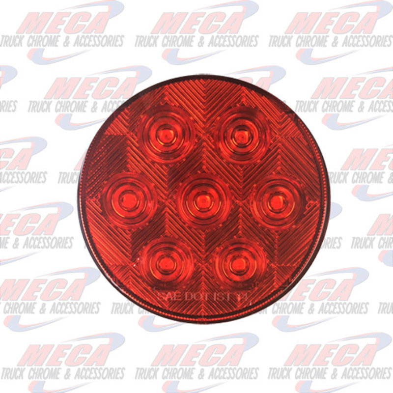 *** Use LLD6907 *** LED 4'' RED COMPETITION SERIES W/ 7 DIODES ECO