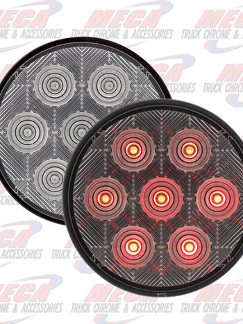 *** Use LLD6902 *** LED 4'' CLEAR RED COMPETITION SERIES W/ 7 DIODES ECO