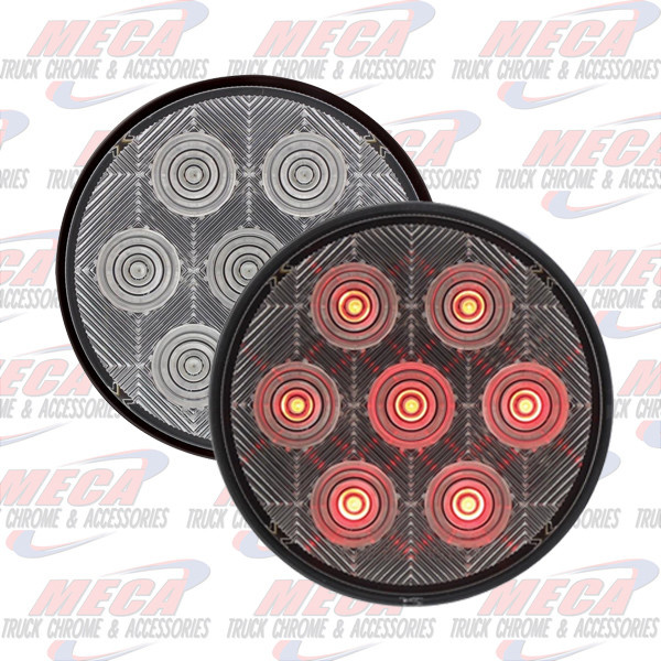 *** Use LLD6902 *** LED 4'' CLEAR RED COMPETITION SERIES W/ 7 DIODES ECO