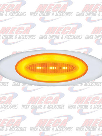 M1 LED HALO LIGHT 13 DIODE AMBER W/ AMBER LENS