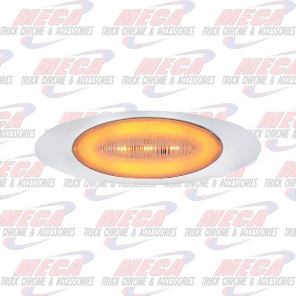 M1 LED HALO LIGHT 13 DIODE AMBER W/ CLEAR LENS