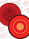 LED HALO 2.5'' RED MARKER LIGHT 9 DIODES