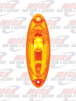 FL CASCADIA ROOF CAB LIGHT REFLECTOR 3 LED AMBER PLUG STYLE