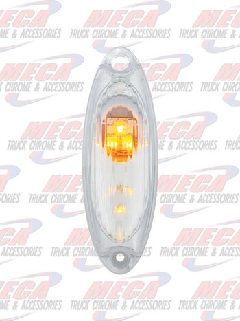 FL CASCADIA ROOF CAB LIGHT REFLECTOR 3 LED CLEAR AMBER PLUG STYLE
