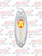 FL CASCADIA CAB LIGHT REFLECTOR 3 LED CLEAR AMBER PLUG STYLE