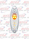 FL CASCADIA ROOF CAB LIGHT REFLECTOR 3 LED CLEAR AMBER PLUG STYLE