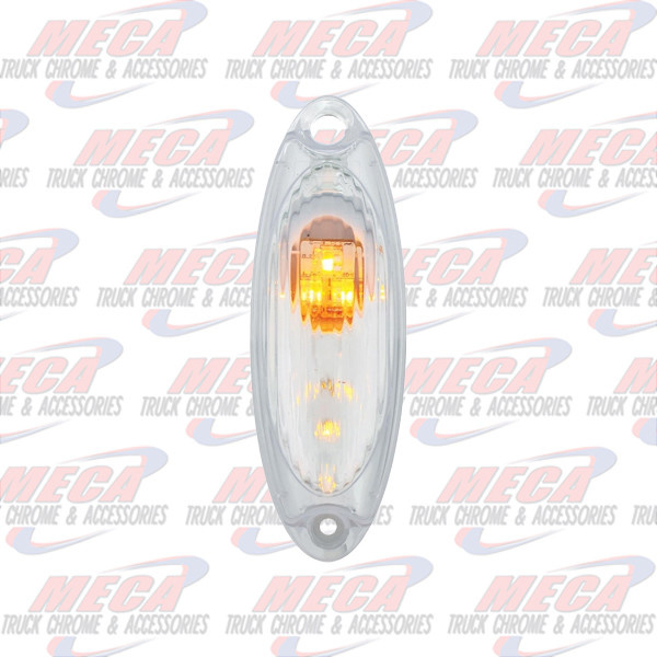 FL CASCADIA ROOF CAB LIGHT REFLECTOR 3 LED CLEAR AMBER PLUG STYLE