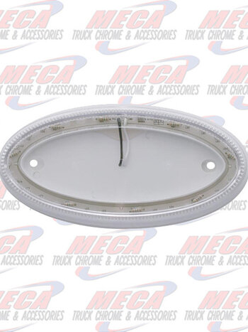 PB EMBLEM ACCENT W/32 LEDS CLEAR AMBER