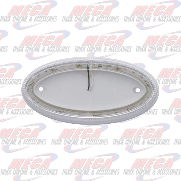 PB EMBLEM ACCENT W/32 LEDS CLEAR AMBER