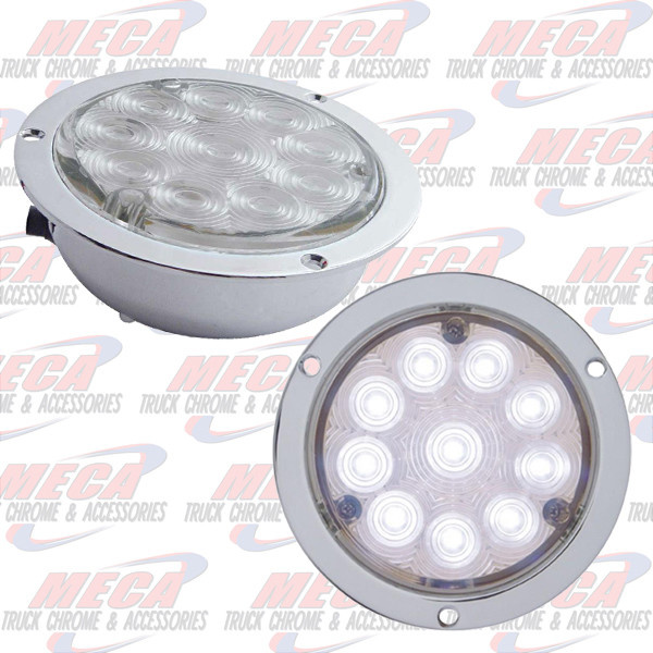 LIGHT 10 WHITE LED 4'' DEEP DISH UTILITY/AUXILIARY