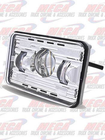 HEADLIGHT HIGH POWER LED - RECT LOW BEAM 4X6