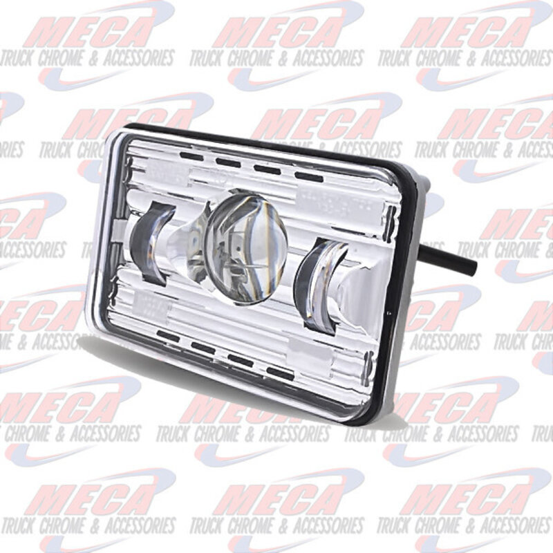 HEADLIGHT HIGH POWER LED - RECT LOW BEAM 4X6