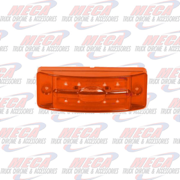 2X6 Rectangular No Reflector P2PC CM Amber