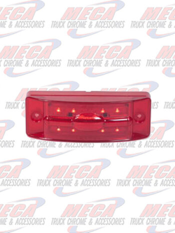 2X6 Rectangular No Reflector P2PC CM Red