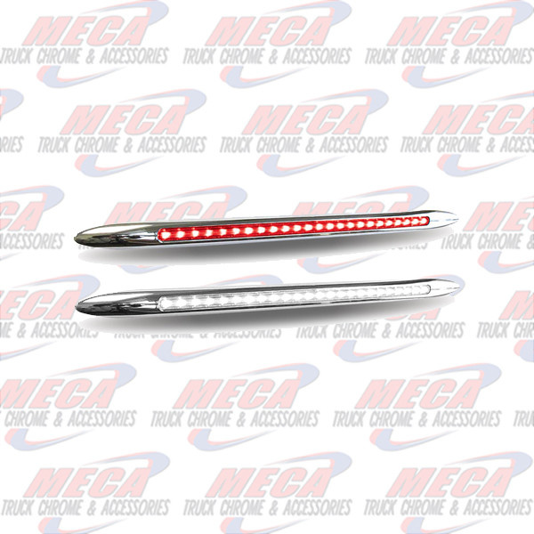 LED SLIM FLATLINE 17" DUAL RED STT/WHITE BACKUP