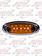 Stainless Steel Pete Light - Oval CM Amber