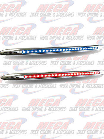 LED SLIM FLATLINE 17" DUAL REVOLUTION RED/BLUE