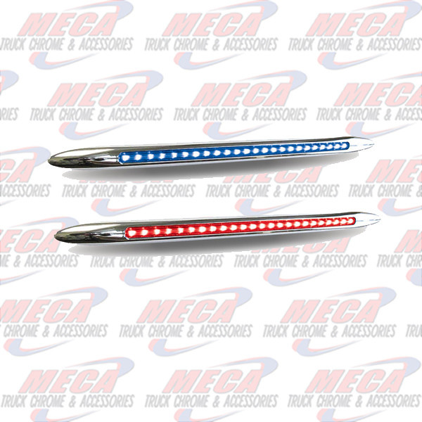LED SLIM FLATLINE 17" DUAL REVOLUTION RED/BLUE