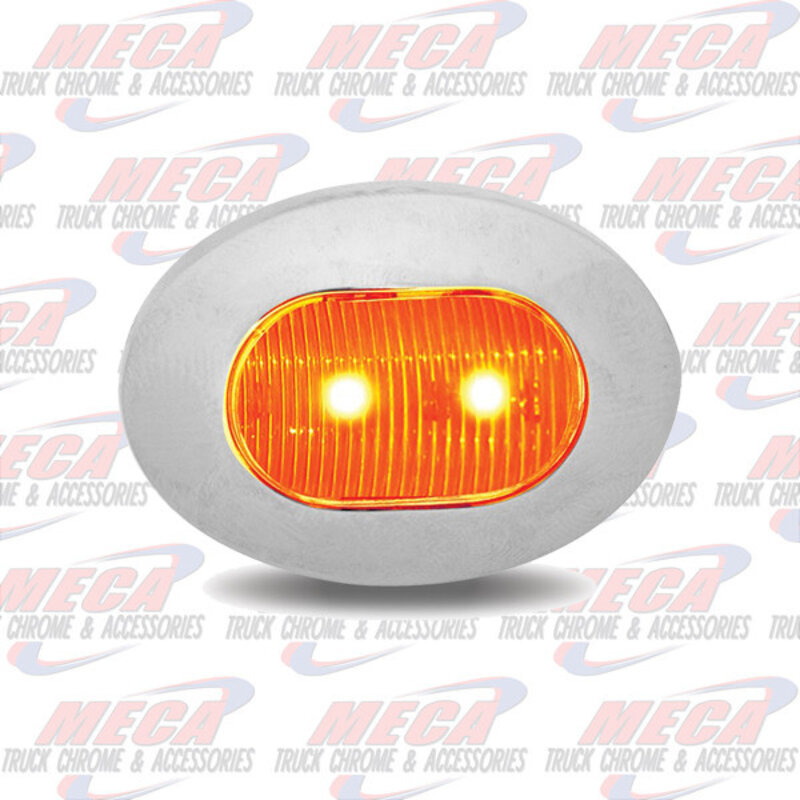 MINI LED OBLONG MULTI FUNCTION AMBER 3 WIRE