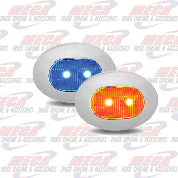 MINI LED OBLONG BUTTON DUAL REVOLUTION AMB/BLU