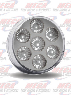 LED 2'' DUAL REVOLUTION 7 DIODES RED/WHITE