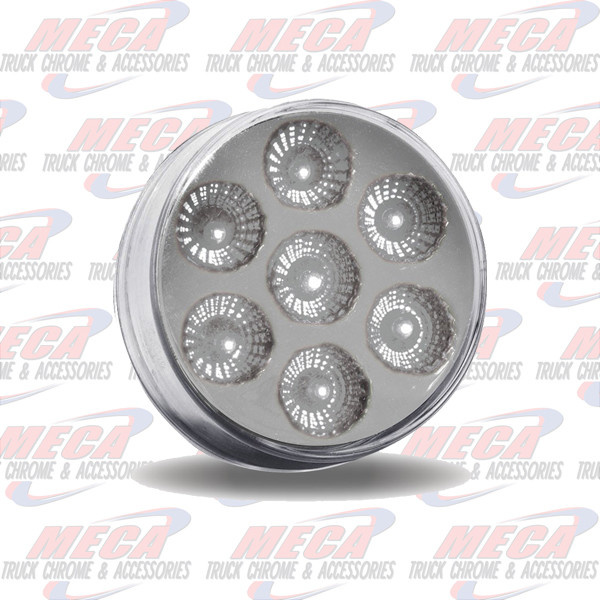 LED 2'' DUAL REVOLUTION 7 DIODES RED/WHITE