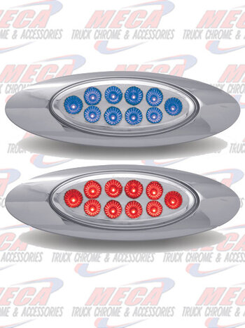 LED MARKER LIGHT M1 STYLE DUAL REVOLUTION RED/BLU