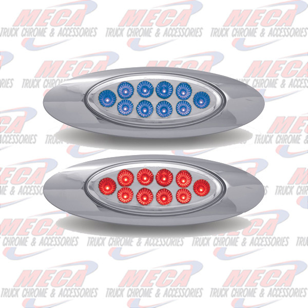 LED MARKER LIGHT M1 STYLE DUAL REVOLUTION RED/BLU