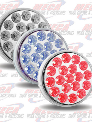 LED 4'' DUAL REVOLUTION RED/BLUE
